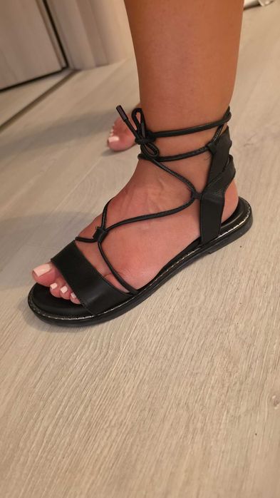 Sandale dama marimea 36 Il Passo Tamaris Anna Cori Big Star Assos, piele, piele intoarsa, aurii, negre, cu toc, talpa joasa, elegante si casuale, vara