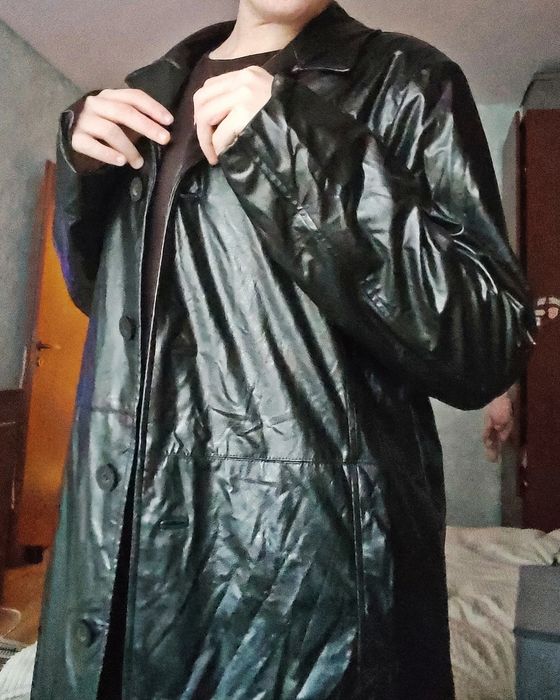 Кожено яке дълго