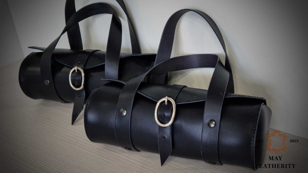 Geantă instrumente din piele naturală