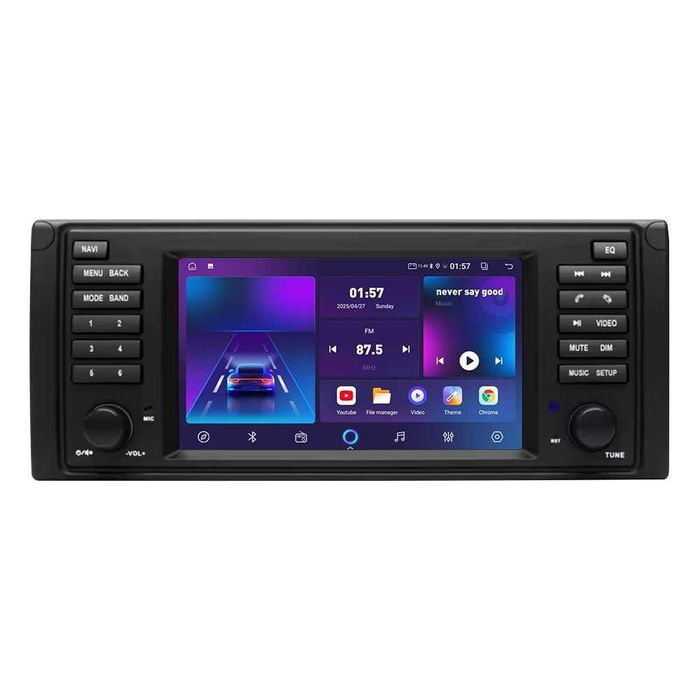 7-инчова мултимедия за BMW X5 E53 (1999–2006) – Android Carplay