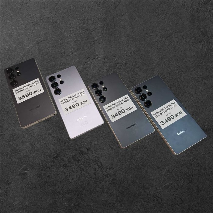 Samsung S25 ULTRA 256GB 12RAM 100% (4buc) / Amanet Tulcea