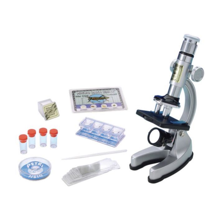 Микроскоп с прожектор 100х-750х