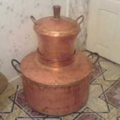 Vand cazan din cupru alimentar pentru tuica/palinca, 100 litri