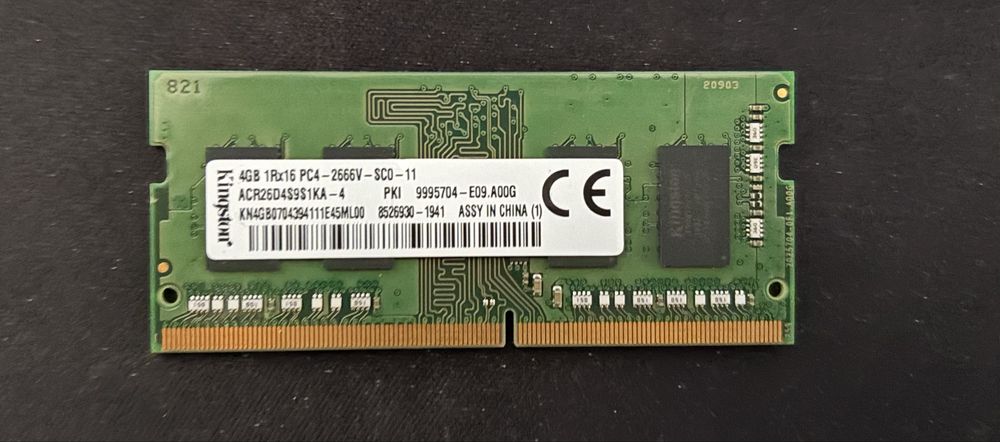 Memorie RAM Laptop Kingston 4GB DDR4 2666MHz SODIMM