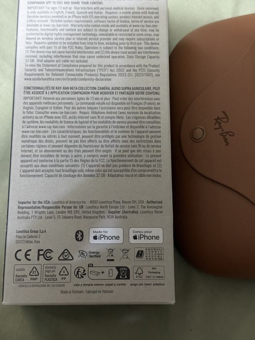 Ray Ban Meta Gen 2 Wayfarer