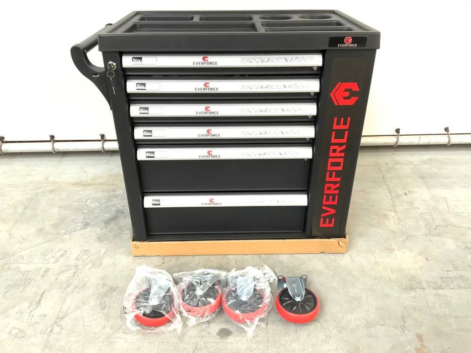Шкаф с инструменти EverForce с 6 чекмеджета – 4 пълни