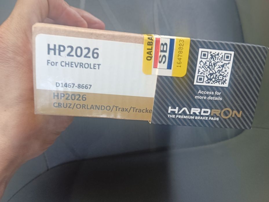 Hardron HP2026 tormoz kolodkalari – Chevrolet TRACKER ORLANDO CRUZE