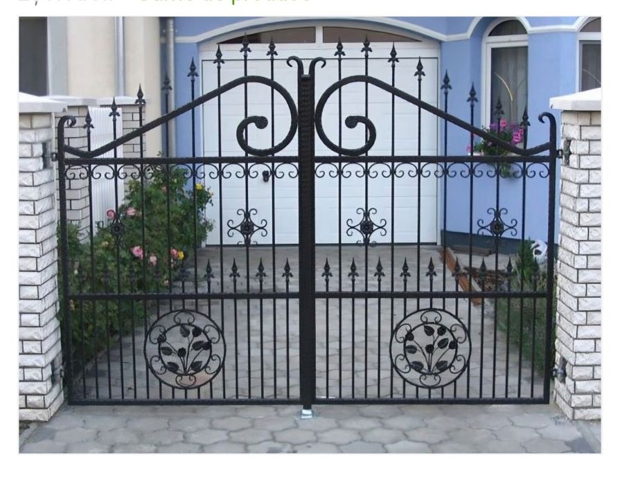 Porți metalice preturi atractive