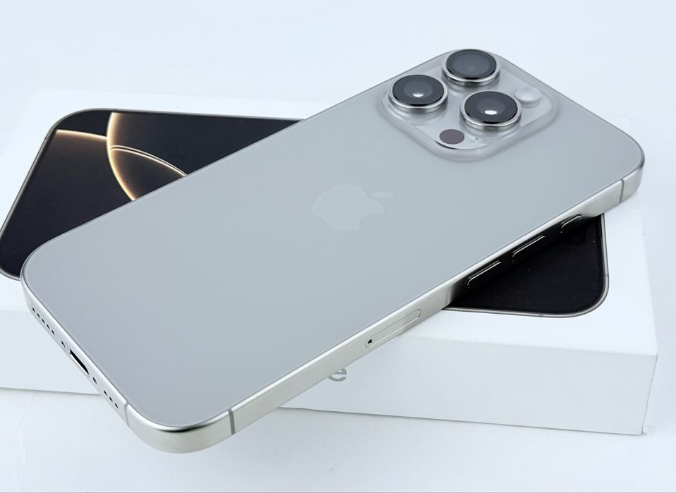 Apple iPhone 16 Pro 128GB Natural Titanium Перфектен! Гаранция!