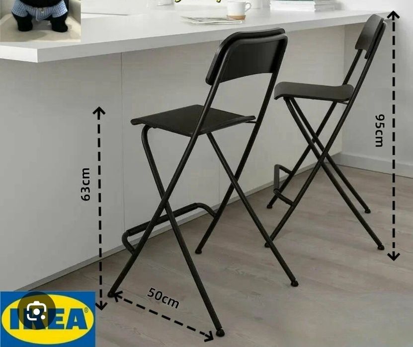 Продам барный стул икеа франклин