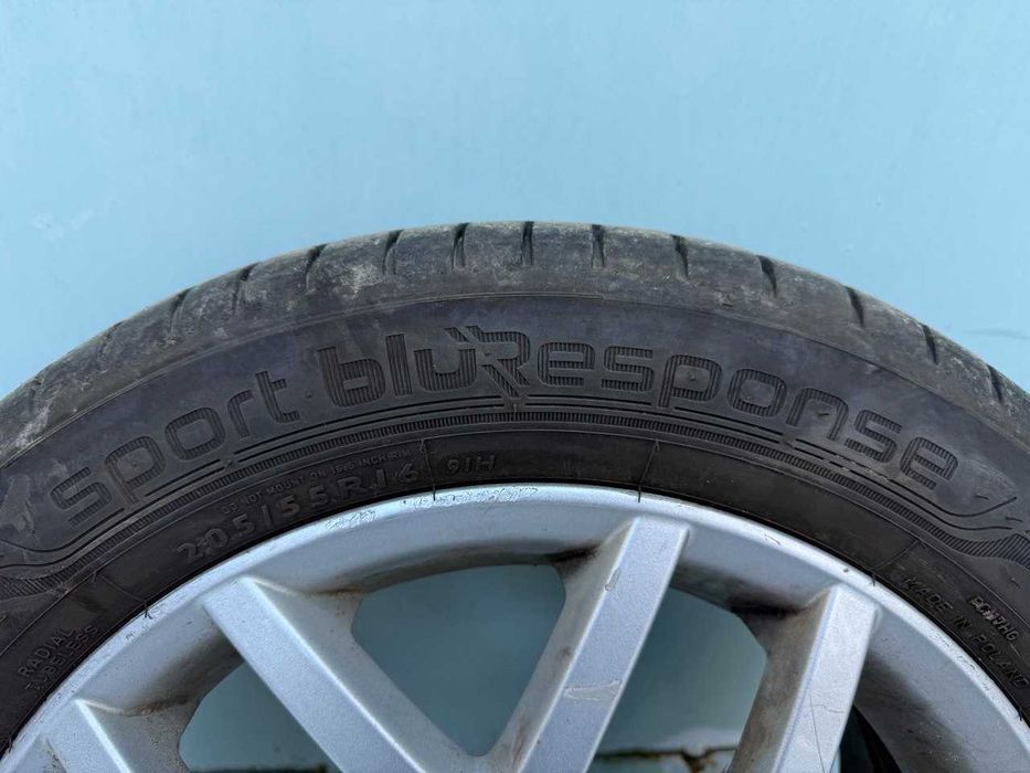 BBS 16” 5x100 с нови летни гуми Dunlop BluResponse DOT 09/25