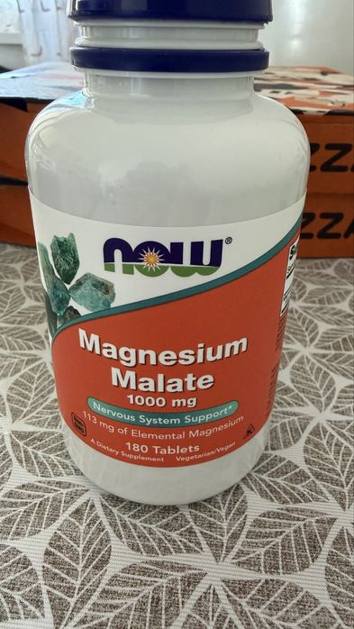 Магний малат от NOW оригинал