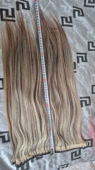 Естествена коса ,готова за поставяне ,перфектно състояние