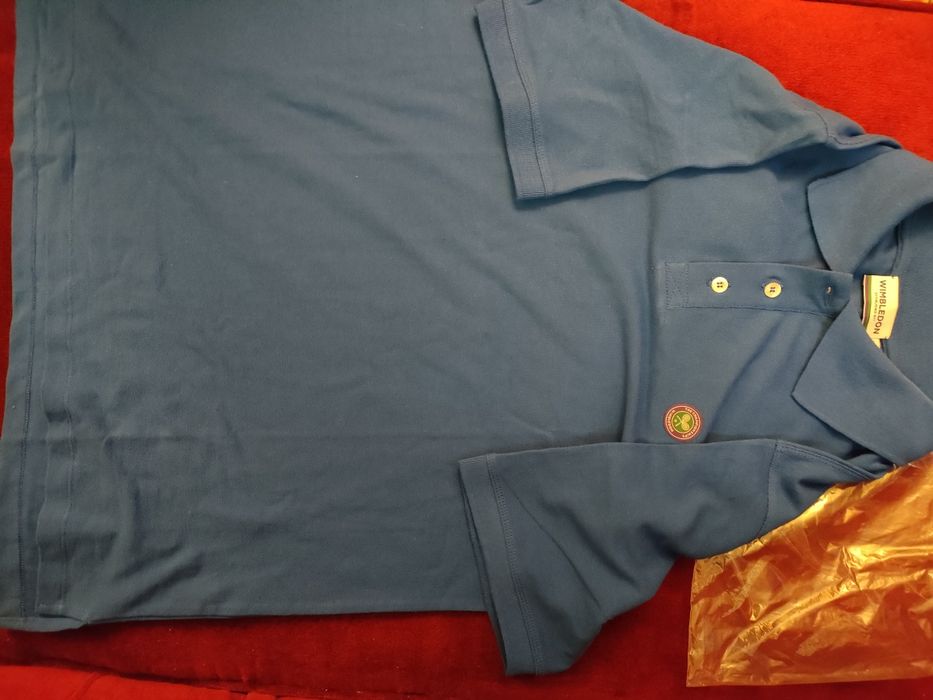 Tricou polo Wimbledon nou, marimea M, original Londra