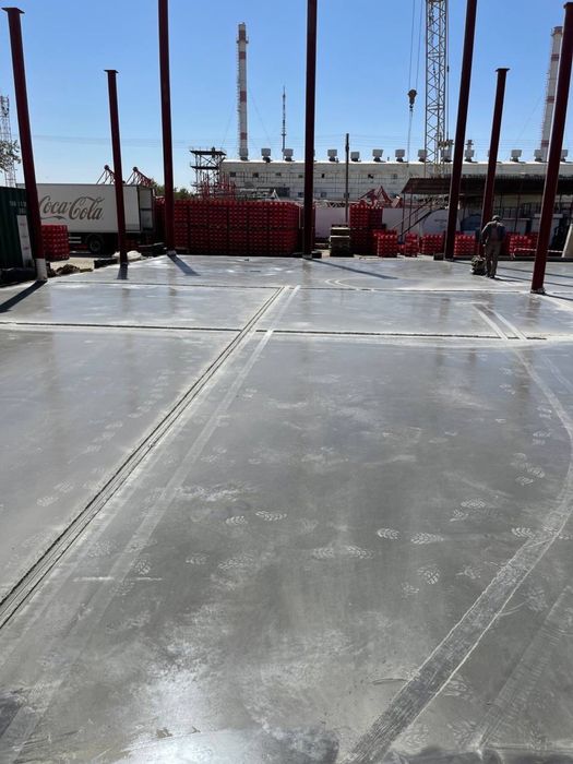 Бетонные дороги стяжка топинг