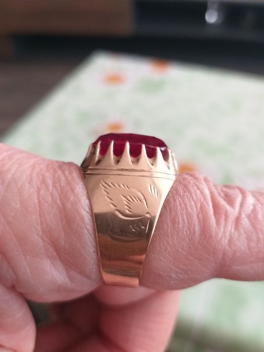 Кольцо 583 пробы с бриллиантами