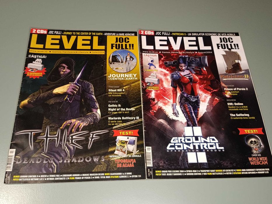 Lot reviste LEVEL an 2004