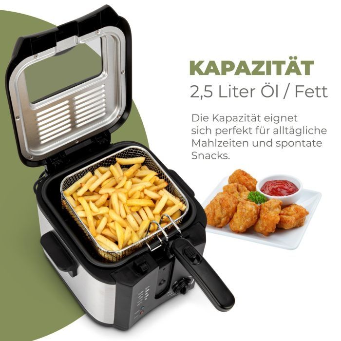 Ноф фритюрникът  2,5 литра Clatronic