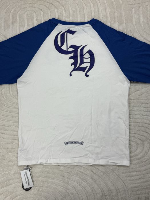 Bluza Chrome hearts - Alb/albastru