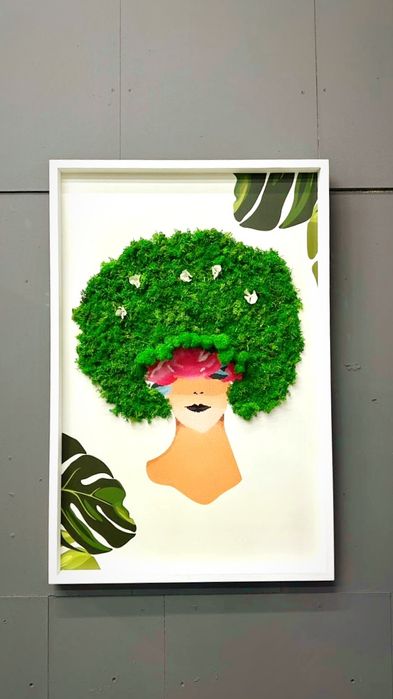 3D картина из мха (панно)