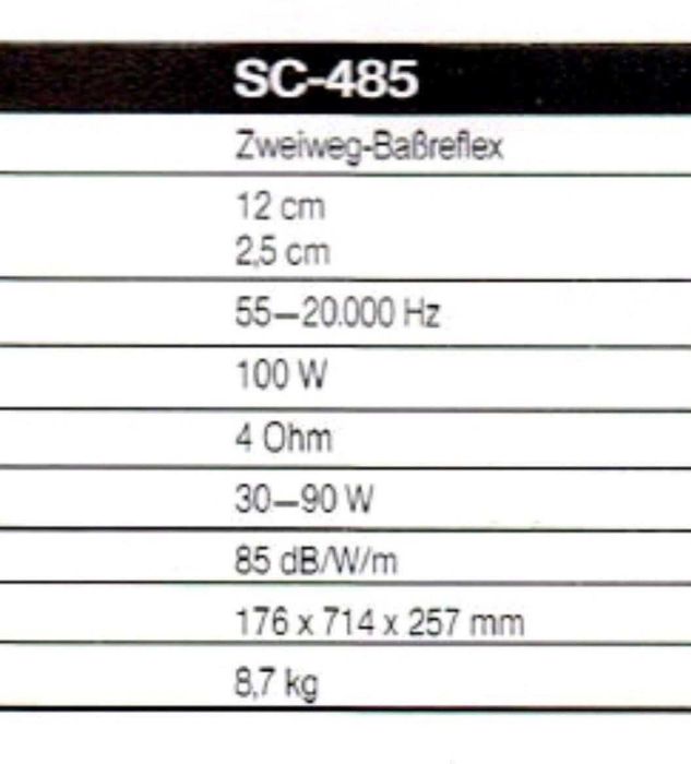 Ретро подови двулентови тонколони ONKYO SC-485 - 30-90W - 4 ома