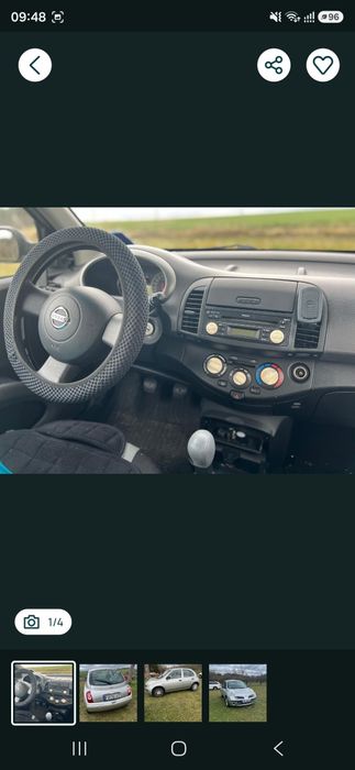 Nissan Micra 4 uși