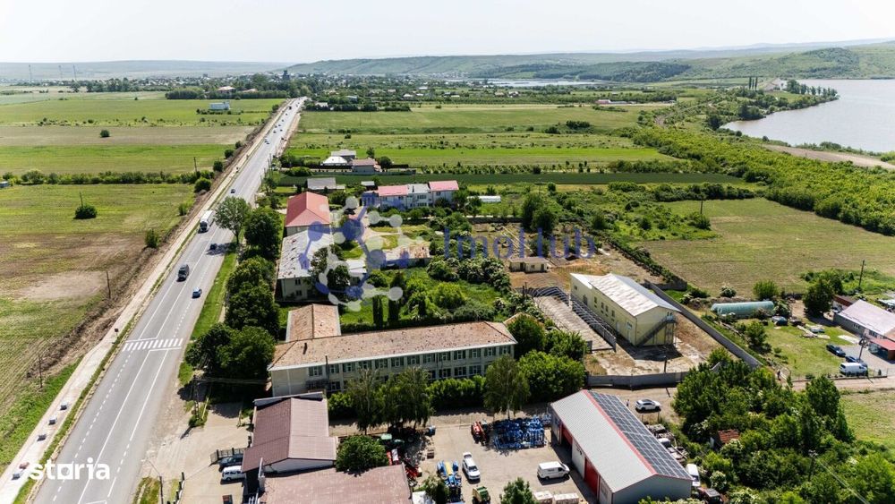 Teren industrial 6.233 mp hală + birouri acces E85 Podu Iloaiei