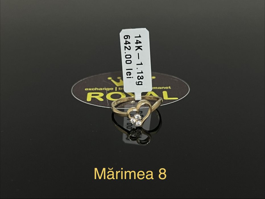 Bijuteria Royal CB : Inel dama aur nou 14k 1,13gr