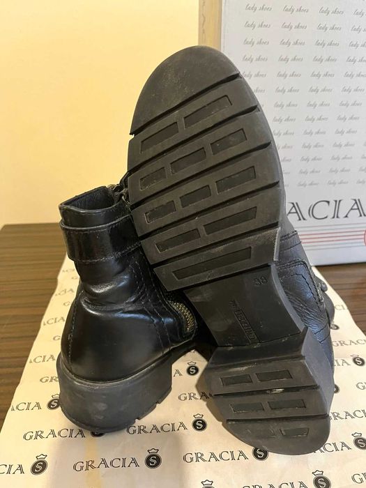 Дамски ботуши естествена кожа  GRACIA номер  38