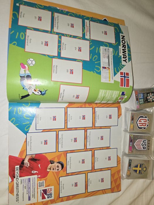 Album complet,nelipit,Panini Womens WCup 2022, 300 lei