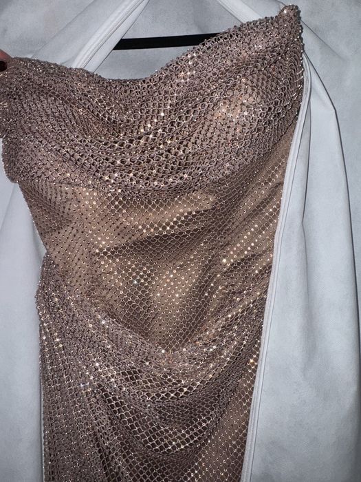 Дизайнерска официална дълга рокля ROS HAUTE COUTURE