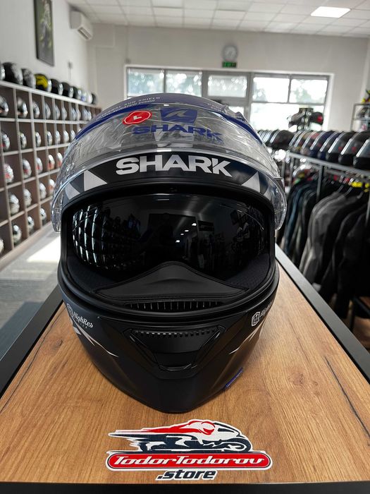 Мото каска SHARK SPARTAN 1.2 A.Parasoll WSBK Replica,L 59-60 см. очила