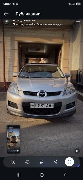 Mazda cx7 sotuda xolati zor