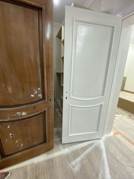 Межкомнатные двери покраска