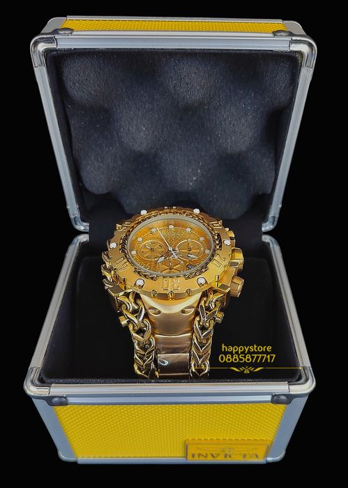 INVICTA Gladiator Gold 60 mm, Инвикта нов ръчен часовник