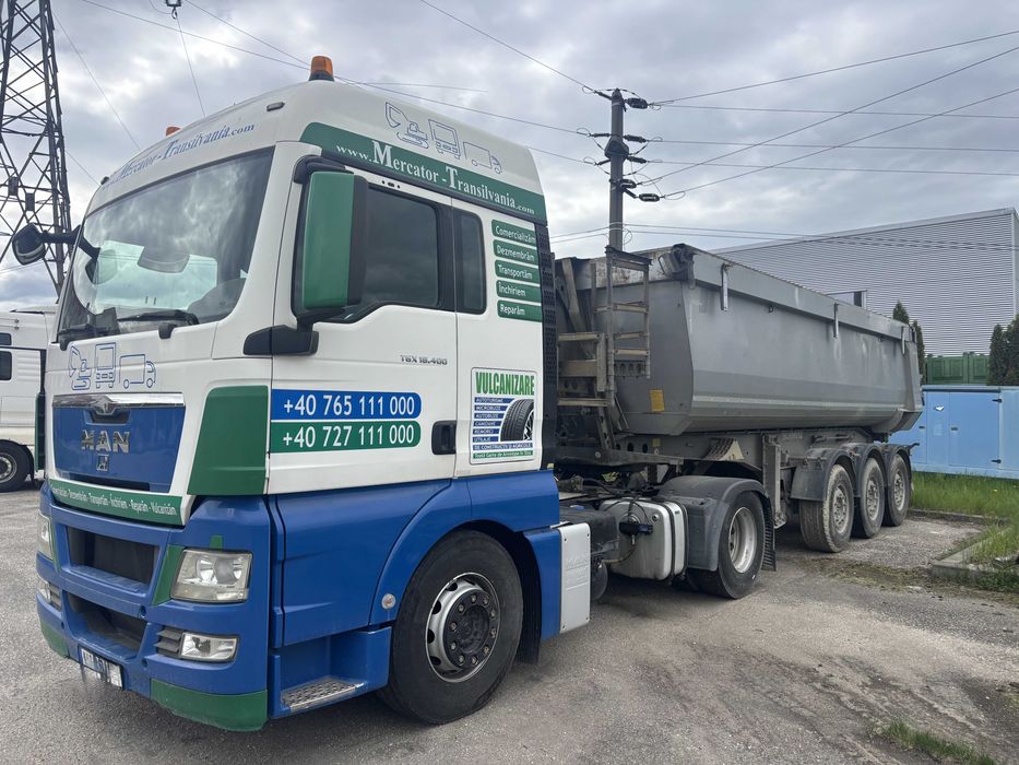 Ansamblu basculabil Man TGX + bena Schmitz stare f. buna
