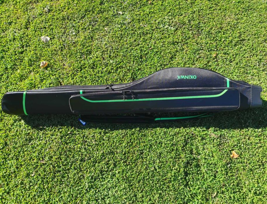 Троен твърд калъф за въдици с макари 140 и 160см. OKINWA!