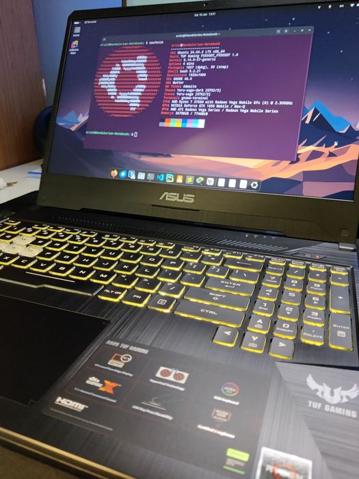 Геймърски лаптоп Asus TUF