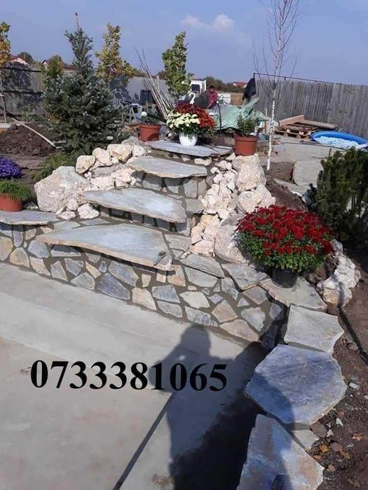 vand si montez piatra naturala de munte