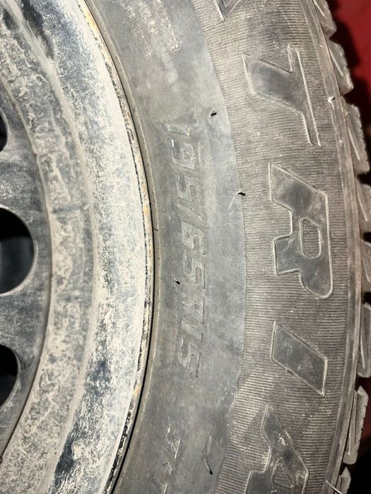 Зима с таблеткой на мерс