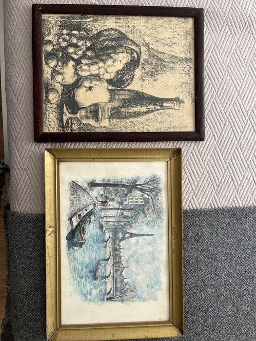 Картина графика пейзаж