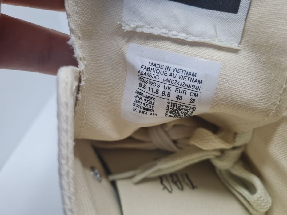 Converse x Rick Owens DRKSHDW