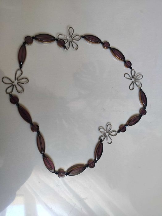 Colier vechi  vintage colectie  margele din sticla