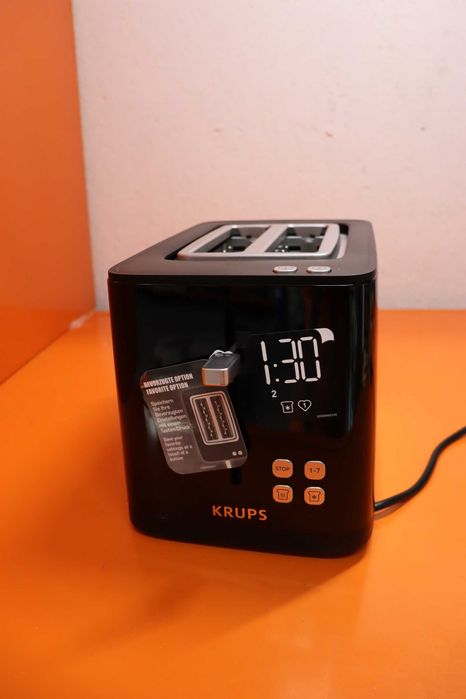Krups KH6418 Smart'n Light Тостер за 2 филийки с дигитален дисплей