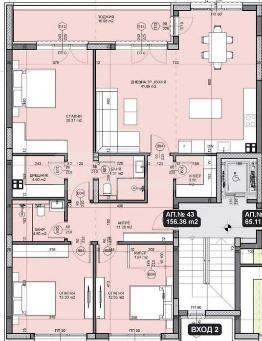 Продава се Четиристаен апартамент в Варна, Аспарухово - 177 кв.м за 1689 €/кв.м - Снимка #3