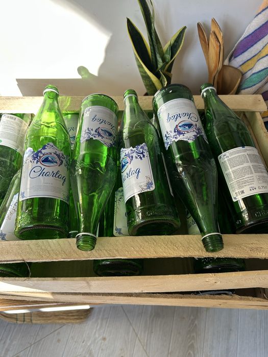 Стеклянные бутылки от чорток 0,75 л