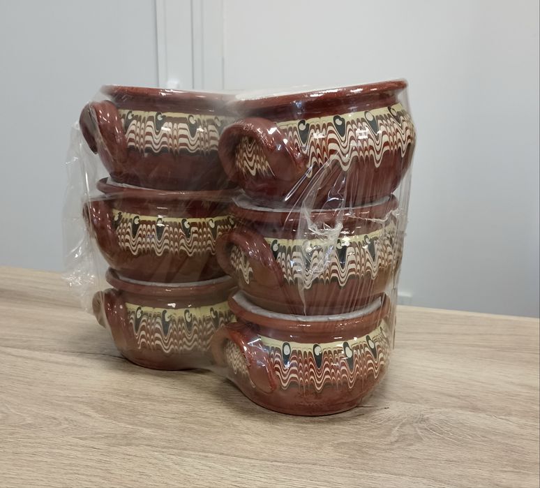 Гювечета от троянска керамика - 6 бр