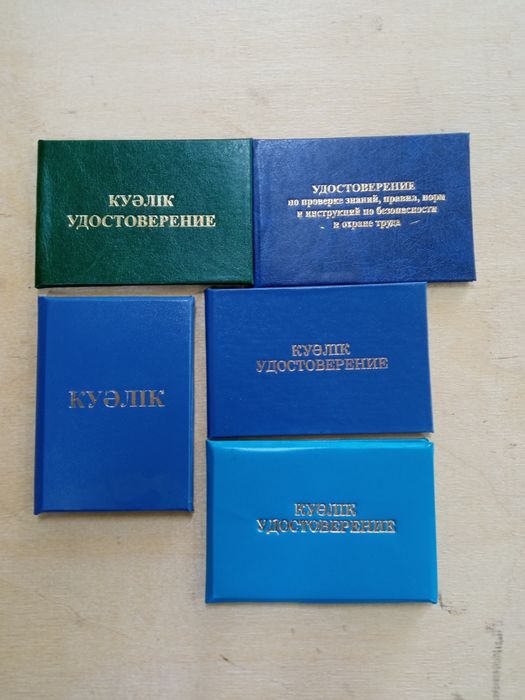 Удостоверение технадзор