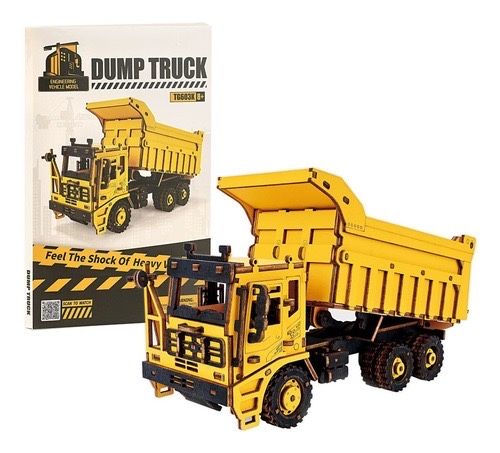 Деревянный конструктор ROKR самосвал