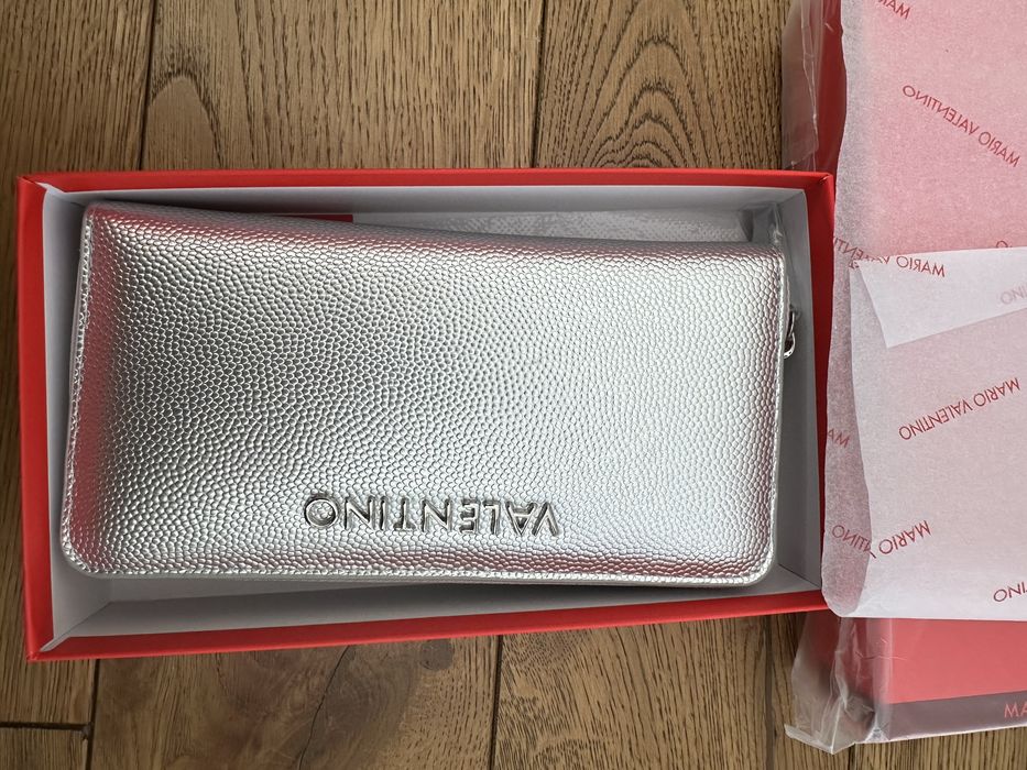 Portofel Valentino argintiu